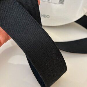 Black Cotton Ribbon or Webbing from Shindo